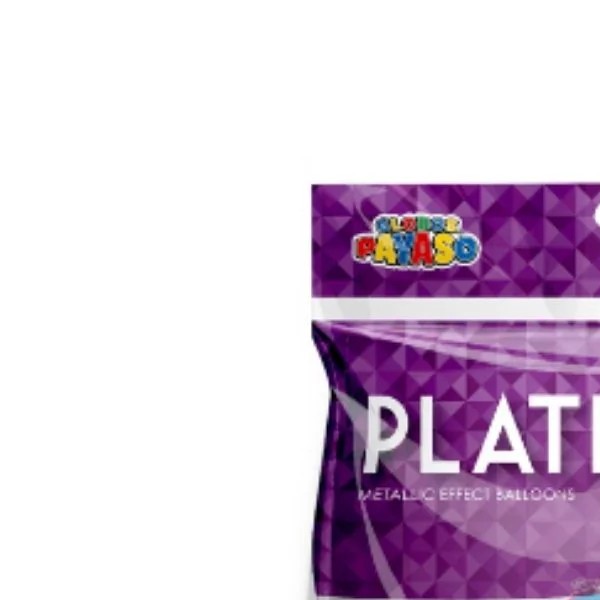 GLOBOS PAYASO PLATINUM 12 BOLSA C25 AZUL